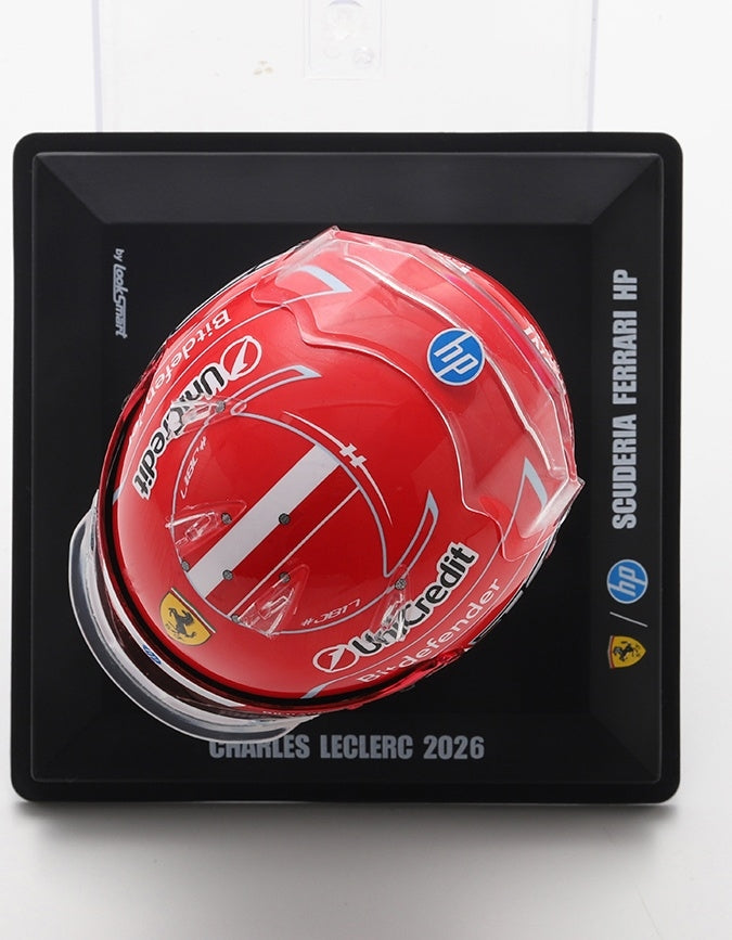 Charles Leclerc Helmet Scuderia Ferrari HP 2026 Season 1:5 Looksmart Model (view 2)