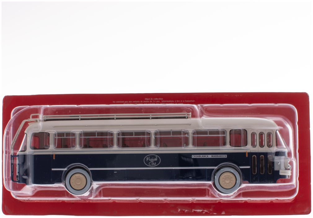 Saviem Chausson SC1 1960 - Morocco Casablanca - Marrakech (Blue & White) 1:43 – diecast model (view 3)
