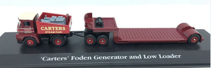 Foden Ballast Tractor Generator Low Loader W/Container Load - Carters Steam 1:76 – diecast model (view 2)