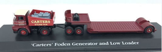 Foden Ballast Tractor Generator Low Loader W/Container Load - Carters Steam 1:76 – diecast model (view 2)