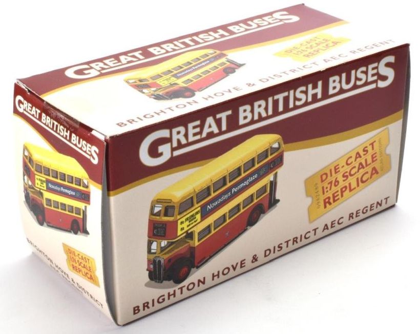 AEC Regent - Brighton Hove & District 1:76 – diecast model (view 2)