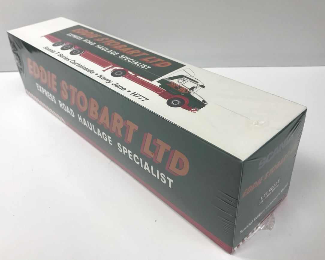 Scania T Cab Curtainside trailer Stobart 1:76 – diecast model (view 2)