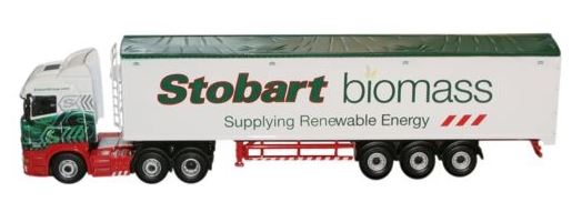 Scania R440 Highline - Walking Floor Trailer - Stobart Biomass 1:76 – diecast model (view 2)