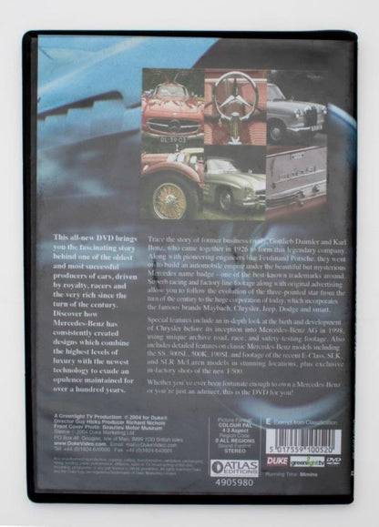 DVD 'The Story of Mercedes-Benz' Pack of 10 English 86 minutes run time Region Free 1:43 – diecast model (view 2)