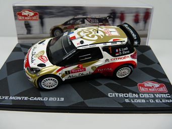 Citroen Ds3 Wrc 2013 Winner 2013 Monte Car S.Loeb / D.Elena 1:43 – diecast model (view 2)