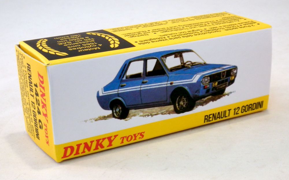 Renault 12 Gordini (1424G) Atlas reproduced 'Dinky' – diecast model (view 2)