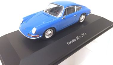 Porsche 901 1964 Blue 'The First 911' 1:43 – diecast model (view 3)