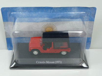 Citroen Mehari 1971 Orange/Red Unforgetable cars - Argentina 1:43 – diecast model (view 2)