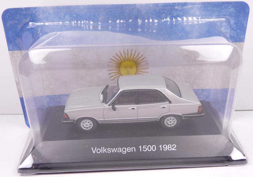 VW 1500 1982 - Silver Unforgetable cars - Argentina 1:43 – diecast model (view 2)