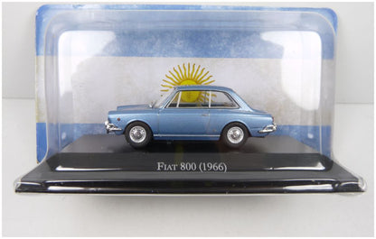 Fiat 800 Azulado Blue 1966 Unforgetable cars - Argentina 1:43 – diecast model (view 3)