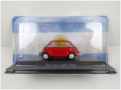 De Carlo 600 Red 1960 Unforgetable cars - Argentina 1:43 – diecast model (view 3)