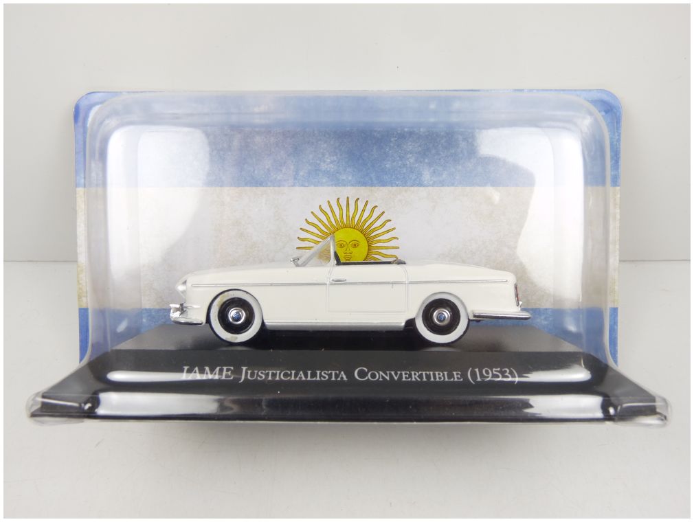 Iame Justiciable Convertible White 1953 Unforgetable cars - Argentina 1:43 – diecast model (view 3)