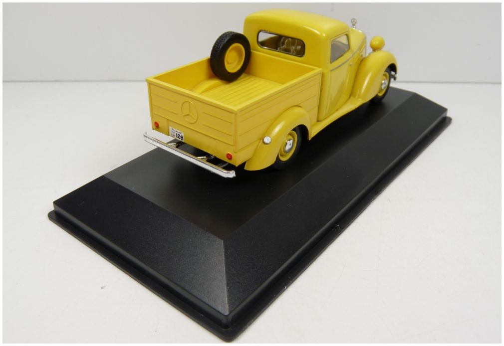 Mercedes-Benz 170D Yellow 1954 Unforgetable cars - Argentina 1:43 – diecast model (view 2)