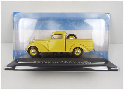 Mercedes-Benz 170D Yellow 1954 Unforgetable cars - Argentina 1:43 – diecast model (view 3)