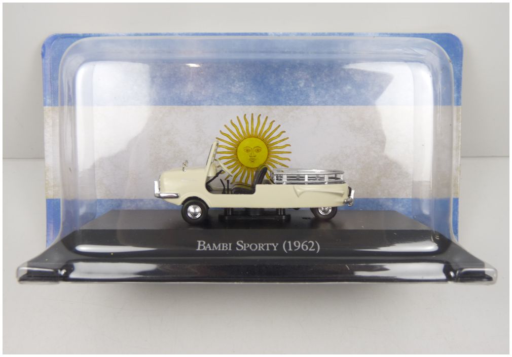 Bambi Sporty White/Cream 1962 Unforgetable cars - Argentina 1:43 – diecast model (view 3)