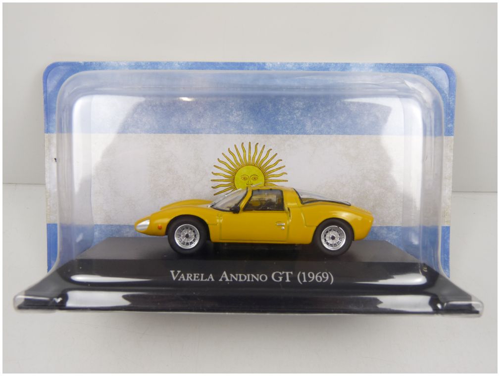 Varela Andino Gt Yellow 1969 Unforgetable cars - Argentina 1:43 – diecast model (view 2)