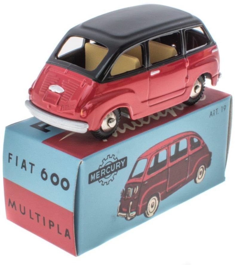 Fiat 600 Multipla Bicolor Mercury Collection by Hachette 1:48 – diecast model (view 2)