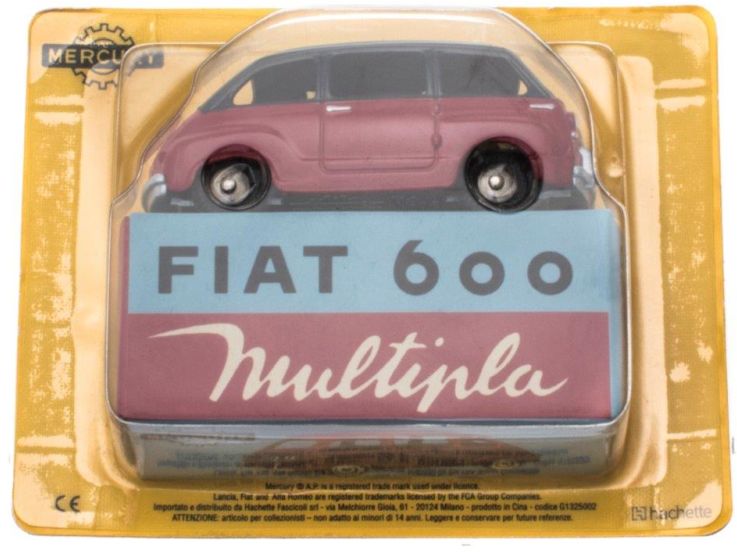 Fiat 600 Multipla Bicolor Mercury Collection by Hachette 1:48 – diecast model (view 3)