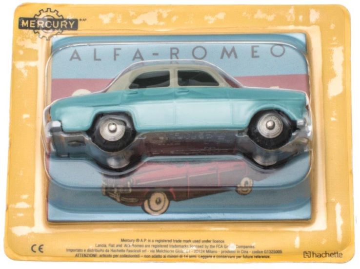 Alfa Romeo Giulietta Bicolor Mercury Collection by Hachette 1:48 – diecast model (view 2)
