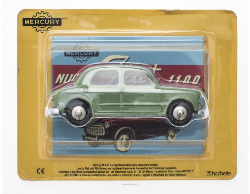 Nuova Fiat 1100 Berlina - Green Mercury Collection by Hachette 1:48 – diecast model (view 3)