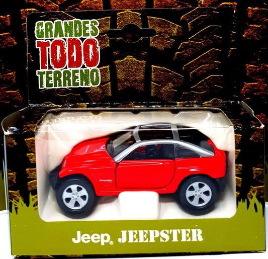 Jeep Jeepster Red ~1:38 – diecast model (view 2)