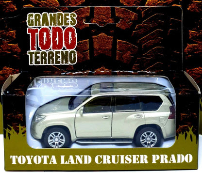 Toyota Land Cruiser Prado Gold ~1:38 – diecast model (view 2)