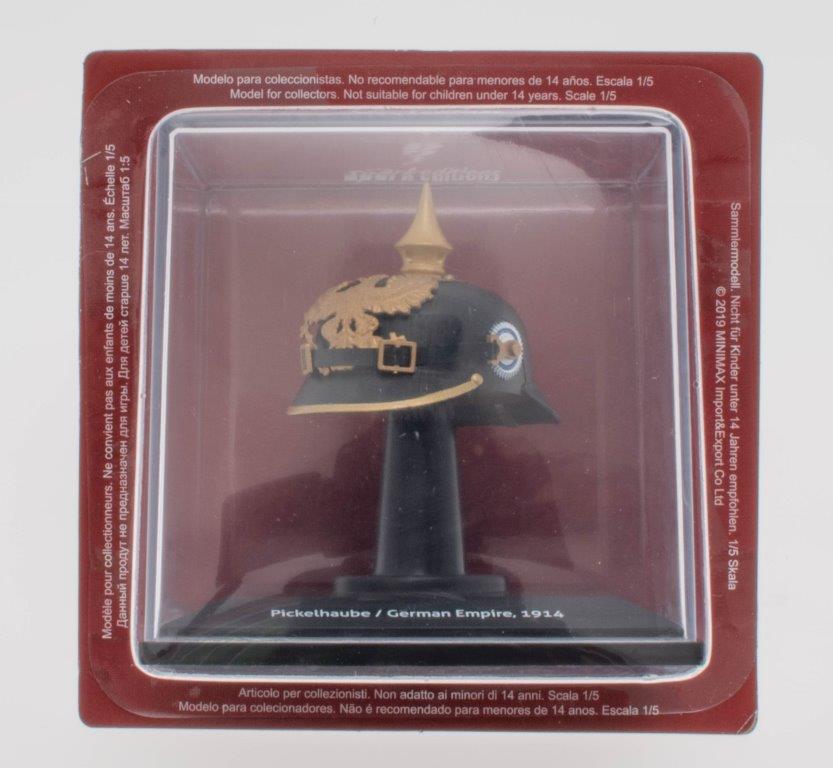 Pickelhaube German Empire 1914 -Helmet 1:5 Historical Military Helmets 1:5 – diecast model (view 4)