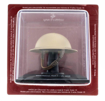 Steel Helmet Mark II UK 1938 - 1:5 Historical Military Helmets 1:5 – diecast model (view 4)