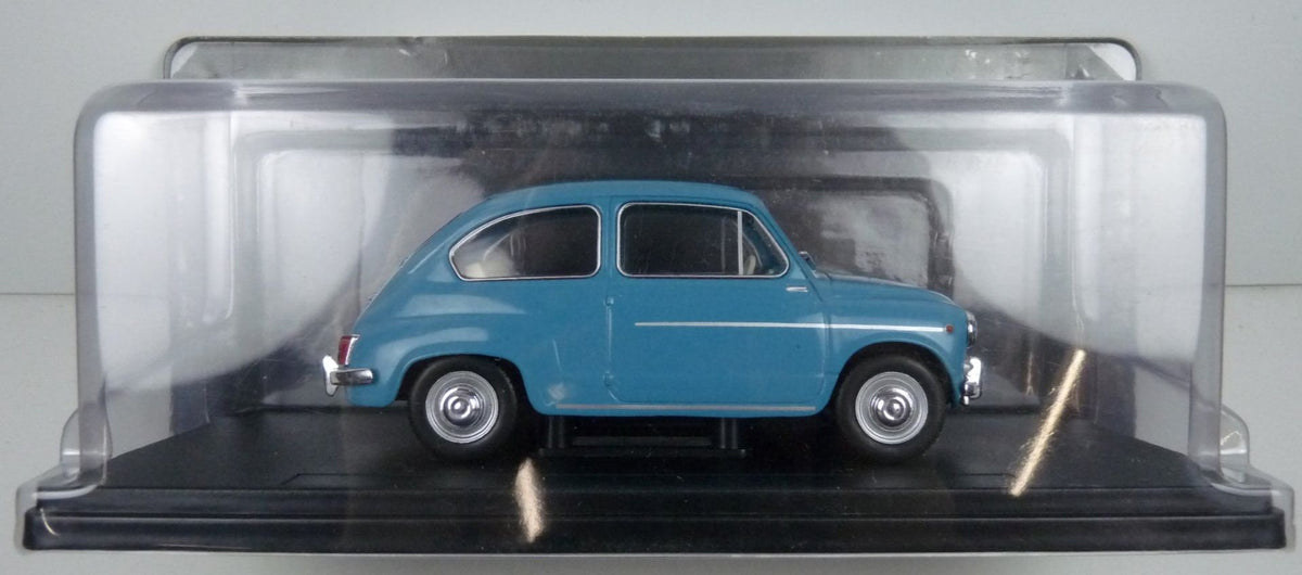 Fiat 600 - Blue - 1:24th Scale 1:24 – diecast model (view 3)