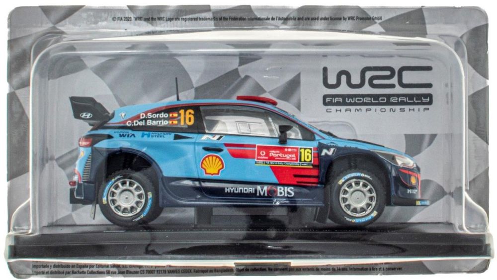 Hyundai i20 WRC Sordo/Del Barrio 1:24 #16 Rally de Portugal 2018 1:24 – diecast model (view 5)