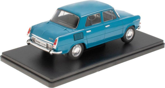Skoda 1000MB 1969 - Blue - 1:24 Blister can be squashed 1:24 – diecast model (view 2)