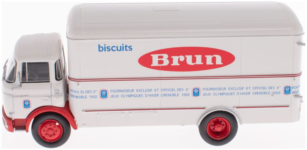 Berliet GAK Fourgon - Biscuit Brun Berliet Trucks Collection 1:43 – diecast model (view 4)