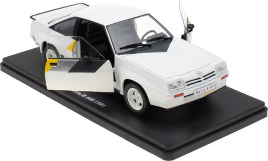 Available To Order – Opel Manta B 400 - 1981 - White 1:24th Scale 1:24 (MAG NP03)