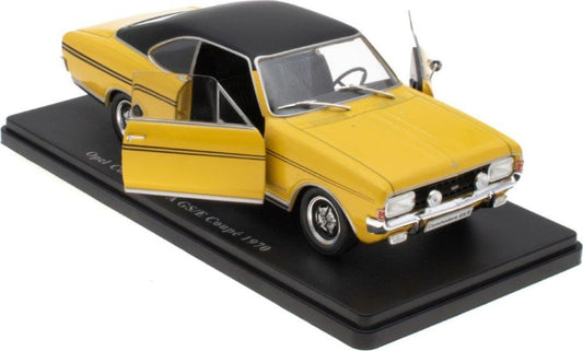 Available To Order – Opel Commodore A GS/E Coupe -1970- Yellow 1:24th Scale 1:24 (MAG NP04)