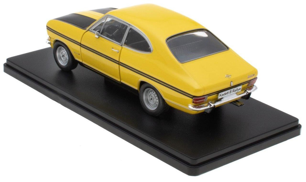 Opel Kadett B Rallye - 1970 - Yellow 1:24th Scale 1:24 – diecast model (view 2)