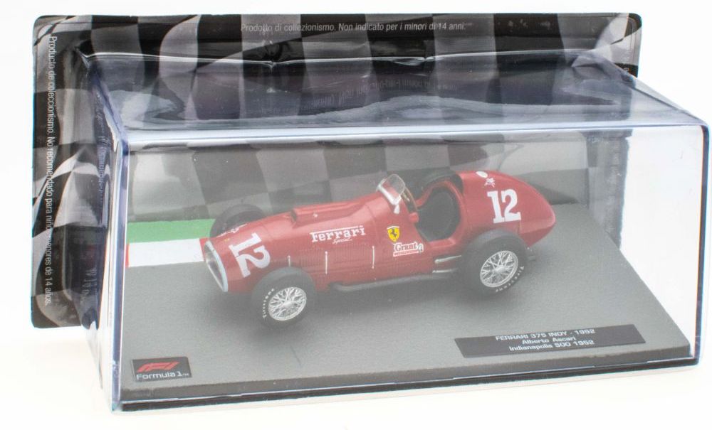 Ferrari 375 Indy - 1952 Alberto Ascari F1 Collection - Cased 1:43 – diecast model (view 3)