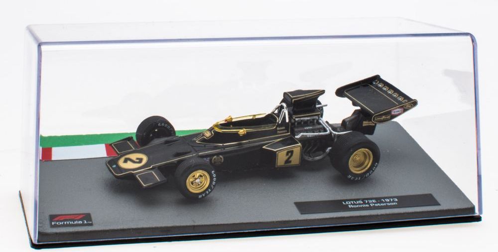 Lotus 72E - 1973 Ronnie Peterson F1 Collection - Cased 1:43 – diecast model (view 2)