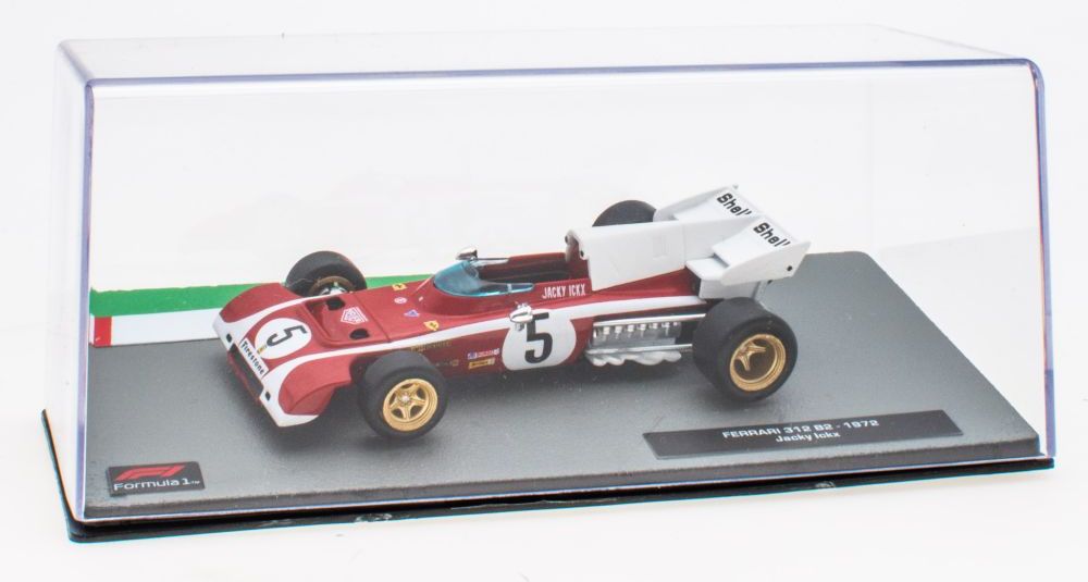 Ferrari 312 B2 - 1972 Jacky Ickx #5 F1 Collection - Cased 1:43 – diecast model (view 2)