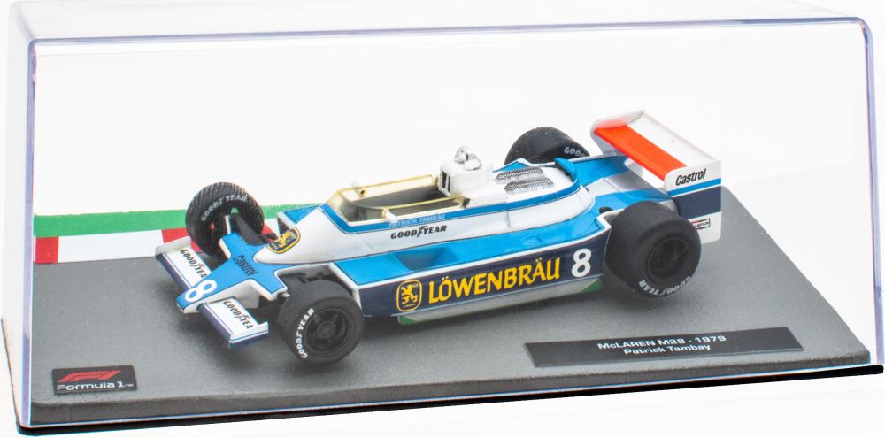 McLaren M28 - 1979 Patrick Tambay F1 Collection - Cased 1:43 – diecast model (view 2)