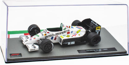 Toleman TG185 - 1985 Teo Fabi F1 Collection - Cased 1:43 – diecast model (view 2)