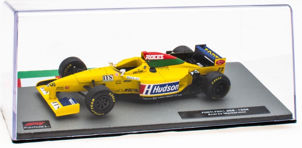 Forti FG01 95B - 1996 Andrea Montermini F1 Collection - Cased 1:43 – diecast model (view 2)