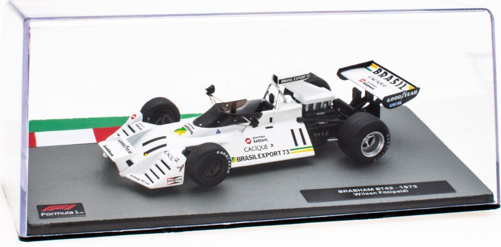Brabham BT42 - 1973 Wilson Fittipaldi F1 Collection - Cased 1:43 – diecast model (view 2)