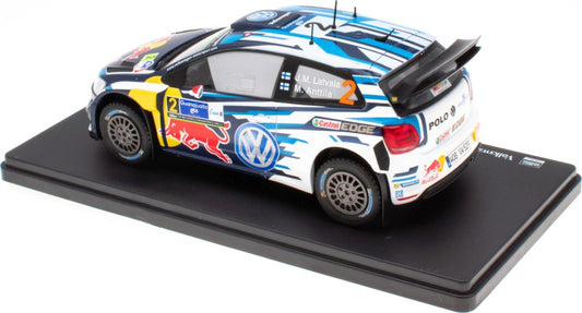 Volkswagen Polo R WRC -Latvala- Mexico 2016 1:24 Rally - Blister Packaging 1:24 – diecast model (view 2)