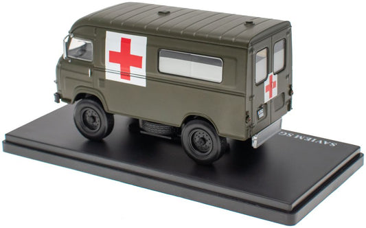 Renault Saviem Sg 2 E 4 X 4 Sanitaire Arme Franca - Renault Commercial-Blister 1:43 – diecast model (view 2)