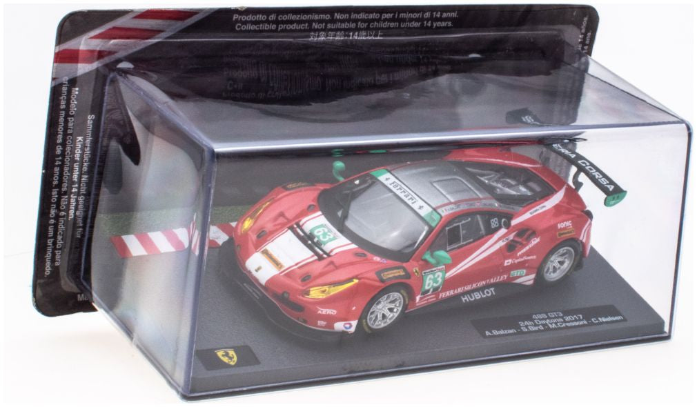 Ferrari 488 GTE - 24h Daytona 2017 - A. Ba Cased - Ferrari Racing Collection 1:43 – diecast model (view 3)