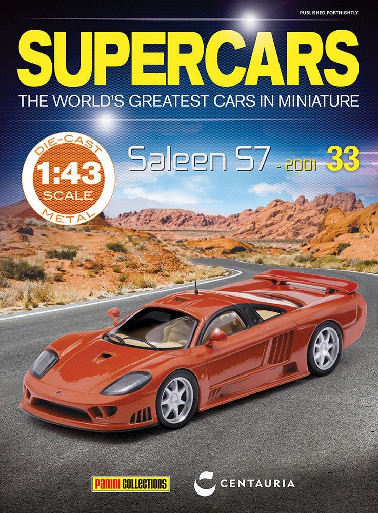 Saleen S7 2001 Cased - Supercar Collection 1:43 – diecast model (view 2)