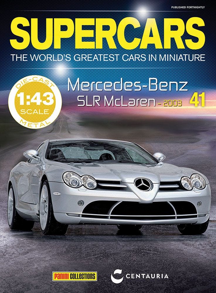 Mercedes Benz SLR McLaren 2003 Cased - Supercar Collection 1:43 – diecast model (view 2)
