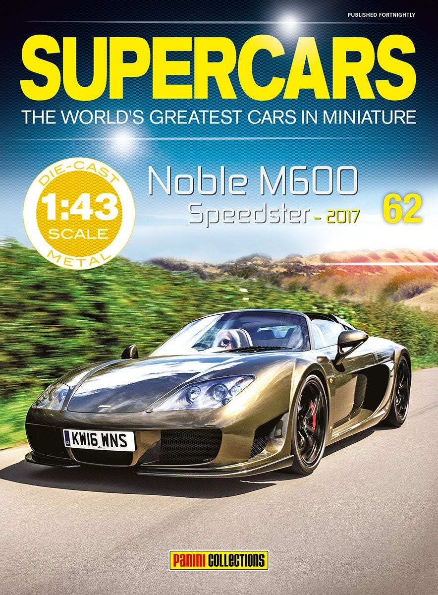 Noble M600 Speedster 2017 Cased - Supercar Collection 1:43 – diecast model (view 2)