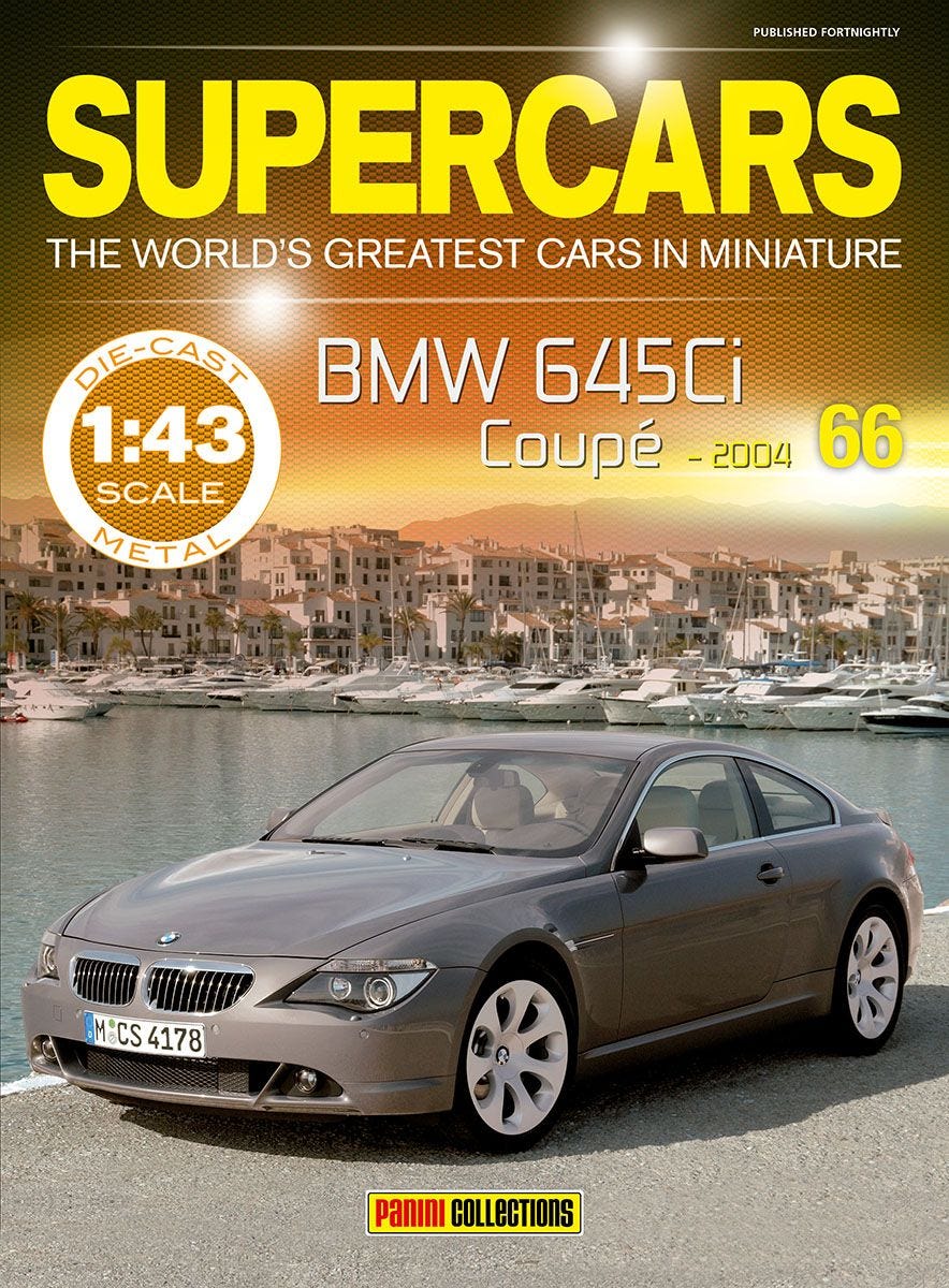 BMW 645Ci Coupe 2004 Cased - Supercar Collection 1:43 – diecast model (view 2)