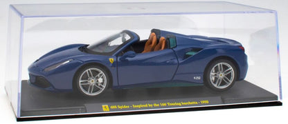 Ferrari 488 Spider Blue - Inspired by 1950 166 Touring- Supercar Collection Gift 1:24 1:24 – diecast model (view 6)